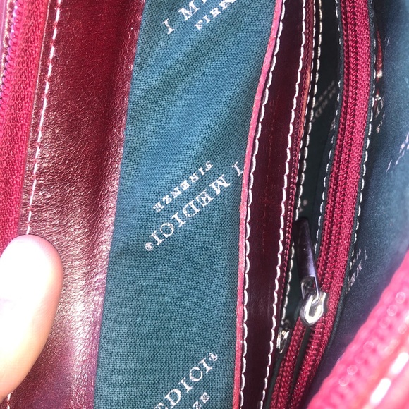 Medici Firenze Red Purse / Shoulder Bag - Picture 5 of 6